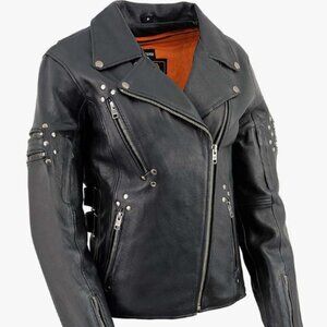 AUTHENTIC MOTOR CYCLE JACKET- NEVER WORN